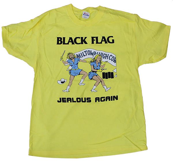 BLACK FLAG - Jealous Again T-SHIRT – Strangeworld Records