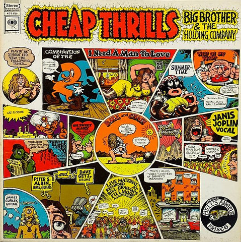 JANIS JOPLIN and BIG BROTHER AND THE HOLDING COMPANY - Cheap Thrills LP