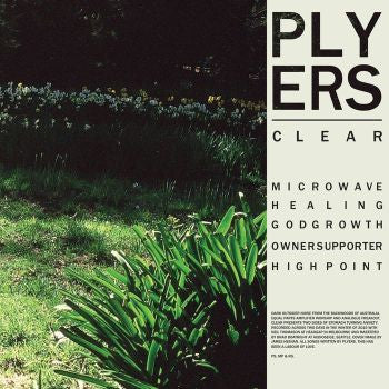 ** FLASH SALE ** PLYERS - Clear LP