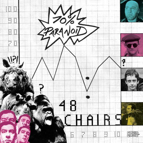 ** FLASH SALE ** 48 CHAIRS - 70% Paranoid LP