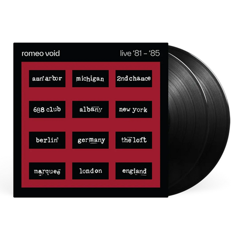 ROMEO VOID - Best of Romeo Void Live '81-'85 2LP (RSD 2026)