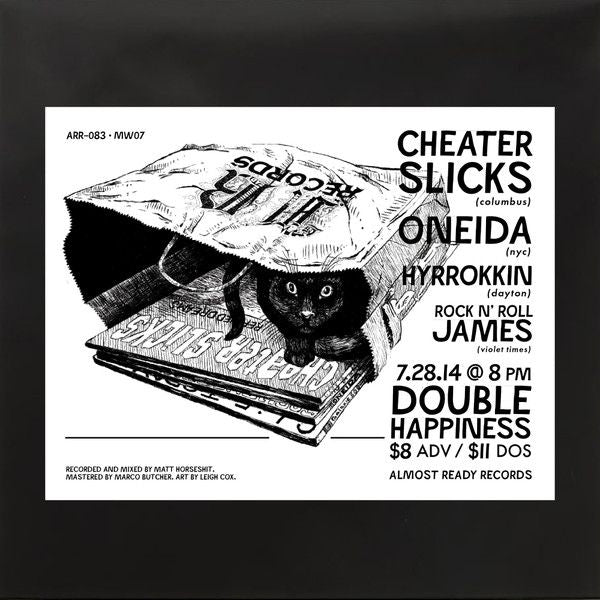CHEATER SLICKS - Live At Double Happiness LP (colour vinyl)
