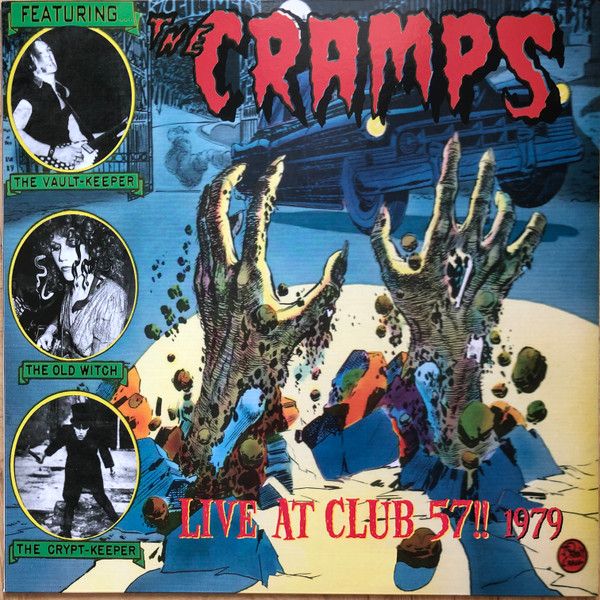 CRAMPS - Live at Club 57!! 1979 LP (colour vinyl)