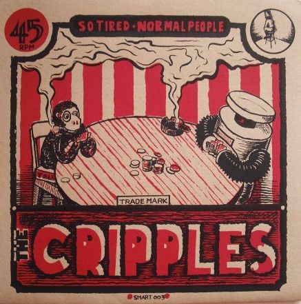 CRIPPLES - So Tired / Callouses On My Heart 7" (colour vinyl)