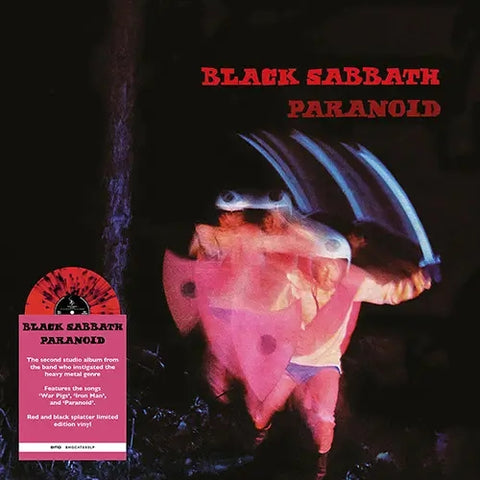 BLACK SABBATH - Paranoid (Red & Black Splatter) LP (RSD 2024)
