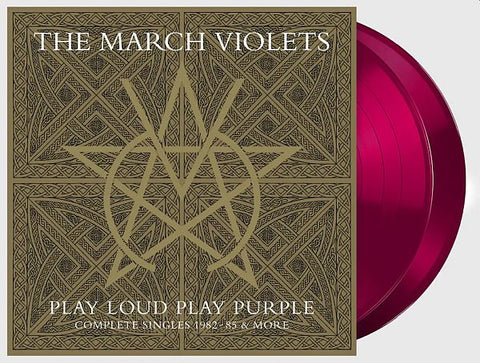 MARCH VIOLETS - Play Loud Play Purple: Complete Singles 1982-85 & more 2LP (colour vinyl)