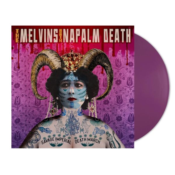 MELVINS with NAPALM DEATH - Savage Imperial Death March LP (colour vinyl)