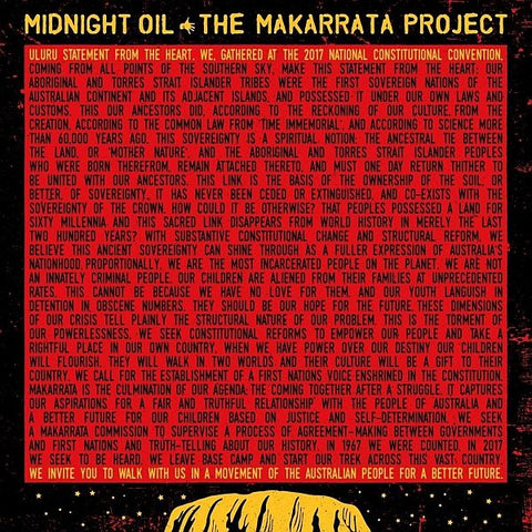 MIDNIGHT OIL - The Makarrata Project LP (yellow vinyl)