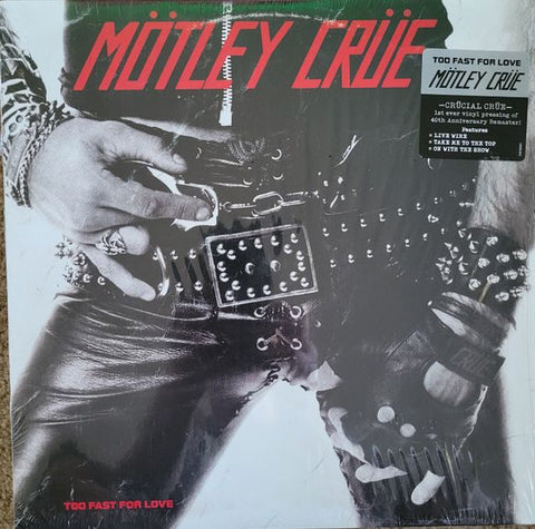 ** FLASH SALE ** MOTLEY CRUE - Too Fast For Love LP