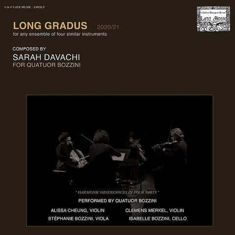 SARAH DAVACHI - Long Gradus 2LP