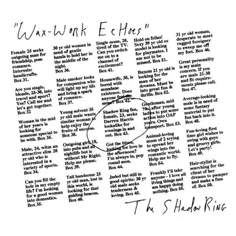 SHADOW RING - Wax-Work Echoes LP