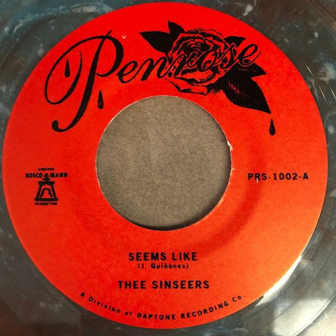 ** FLASH SALE ** SINSEERS, THEE - Seems Like 7"