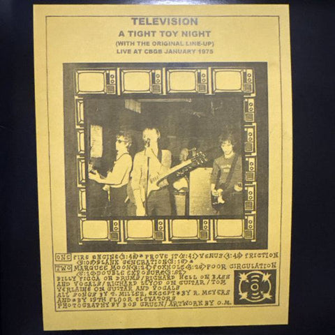 TELEVISION - A Tight Toy Night LP