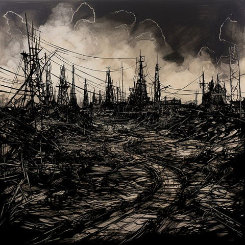 THEOPHONOS - Ashes In The Huron River LP (colour vinyl)
