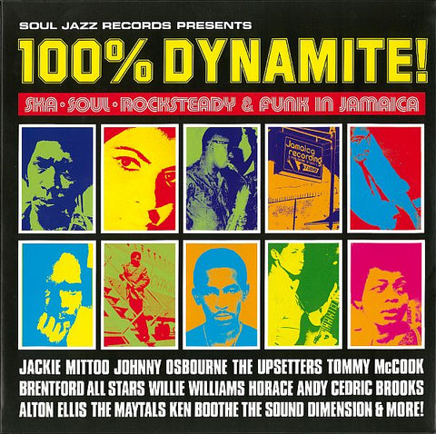 v/a- 100% DYNAMITE! : Ska, Soul, Rocksteady & Funk in Jamaica 2LP (colour vinyl)