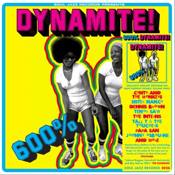 v/a- 600% DYNAMITE! : Ska, Soul, Rocksteady, Funk and Dub in Jamaica 2LP (colour vinyl)