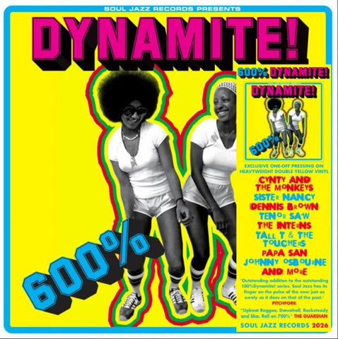 v/a- 600% DYNAMITE! : Ska, Soul, Rocksteady, Funk and Dub in Jamaica 2LP (colour vinyl)