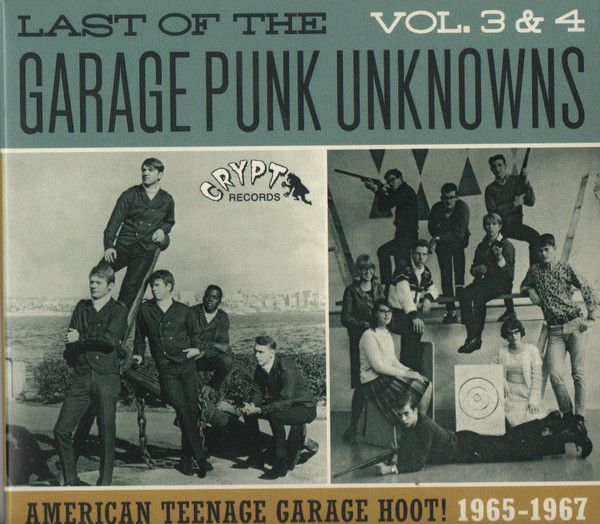 v/a- LAST OF THE GARAGE PUNK UNKNOWNS Vol. 3 and 4 CD
