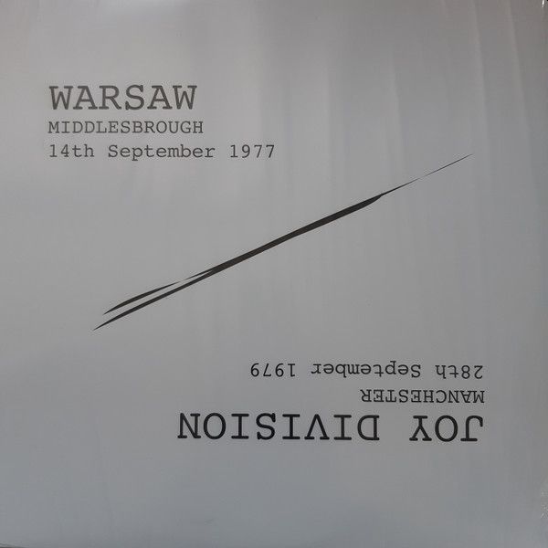 WARSAW / JOY DIVISION - Middlesbrough 14th September 1977 / Manchester 28th September 1979 LP