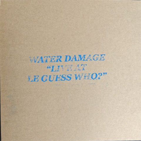 WATER DAMAGE - Live At Le Guess Who? LP