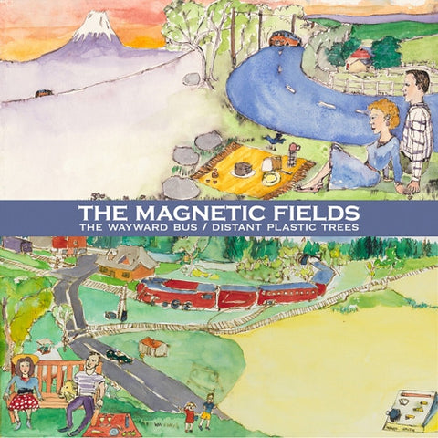 MAGNETIC FIELDS - The Wayward Bus / Distant Plastic Trees 2LP