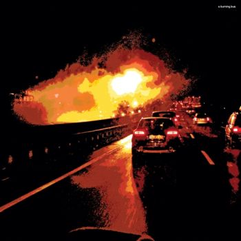 BURNING BUS - s/t LP