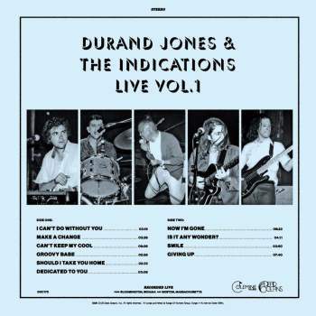 DURAND JONES & THE INDICATIONS - Live Vol. 1 LP (colour vinyl)