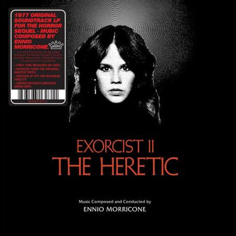 EXORCIST II THE HERETIC by Ennio Morricone LP (colour vinyl)