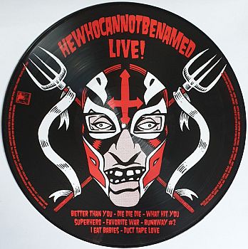 ** FLASH SALE ** HE WHO CAN NOT BE NAMED / PINK LINCOLNS- Live! split LP