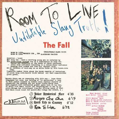 FALL, THE - Room To Live LP