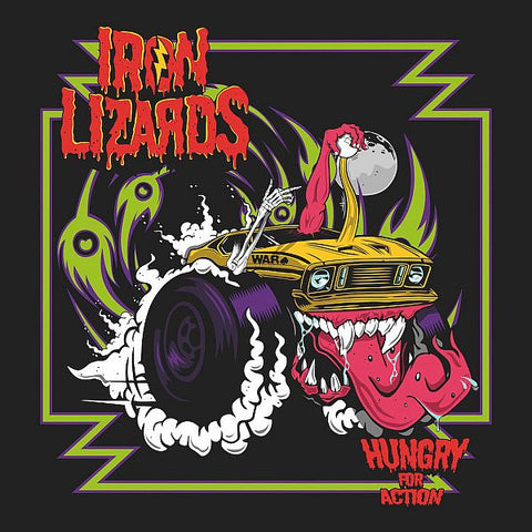 IRON LIZARDS - Hungry For Action LP (colour vinyl)