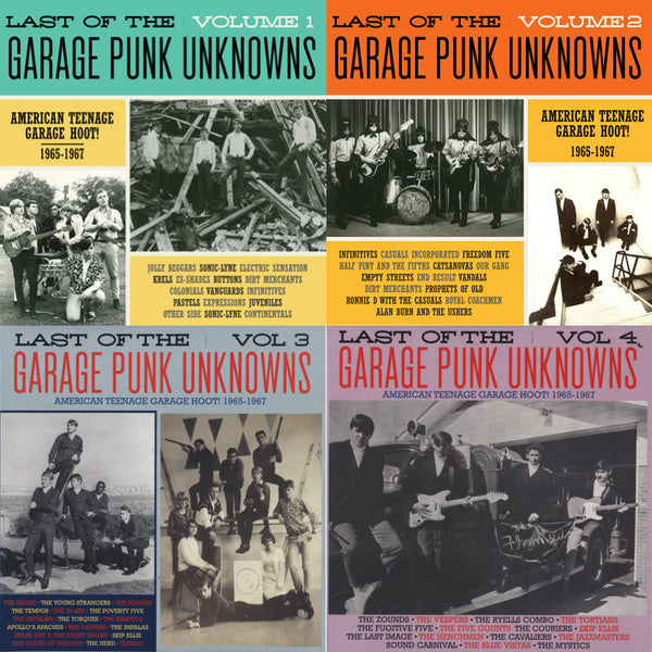 v/a- LAST OF THE GARAGE PUNK UNKNOWNS LP SET