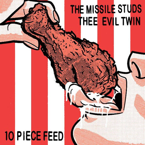 MISSILE STUDS / THEE EVIL TWIN - 10 Piece Feed LP