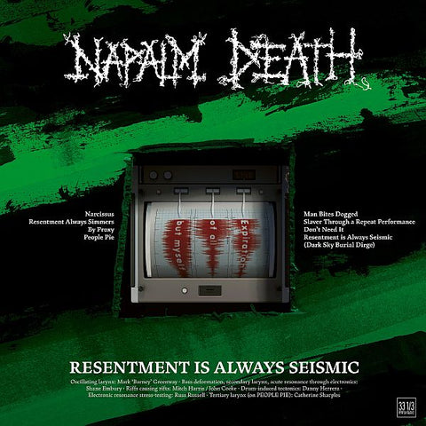 ** FLASH SALE ** NAPALM DEATH - Resentment Is Always Seismic 12"