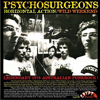 PSYCHOSURGEONS - Horizontal Action / Wild Weekend 7"