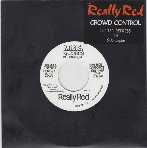 REALLY RED - Crowd Control / Corporate Settings 7"