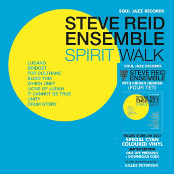 STEVE REID ENSEMBLE (FEATURING KIERAN HEBDEN) - Spirit Walk 2LP (colour vinyl) (RSD 2021)