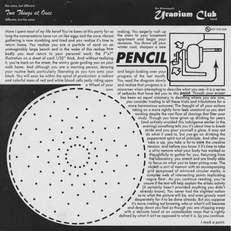URANIUM CLUB - Two Things At Once (Again) 7"