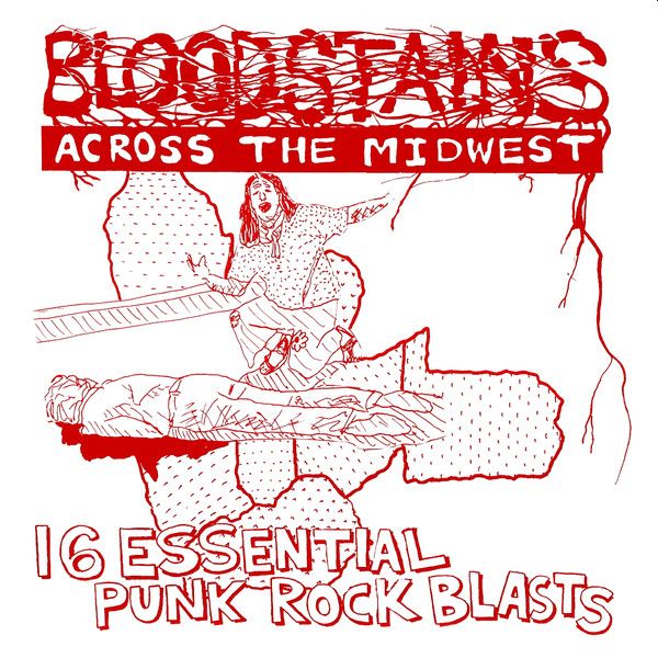 v/a- BLOODSTAINS ACROSS THE MIDWEST LP