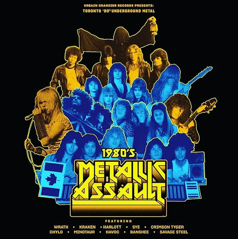 ** FLASH SALE ** v/a- METALLIC ASSAULT: Toronto '80s Underground Metal LP