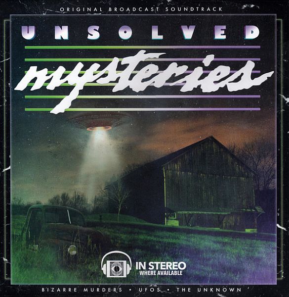 UNSOLVED MYSTERIES: Bizarre Murders / UFOS / The Unknown OST by Gary Malkin 2LP