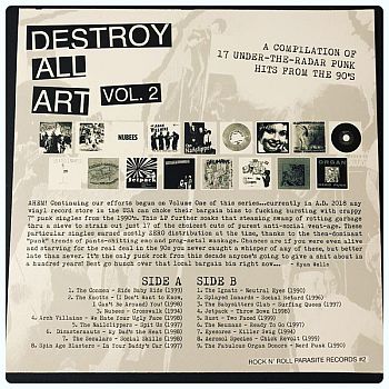 v/a- DESTROY ALL ART Vol. 2 LP